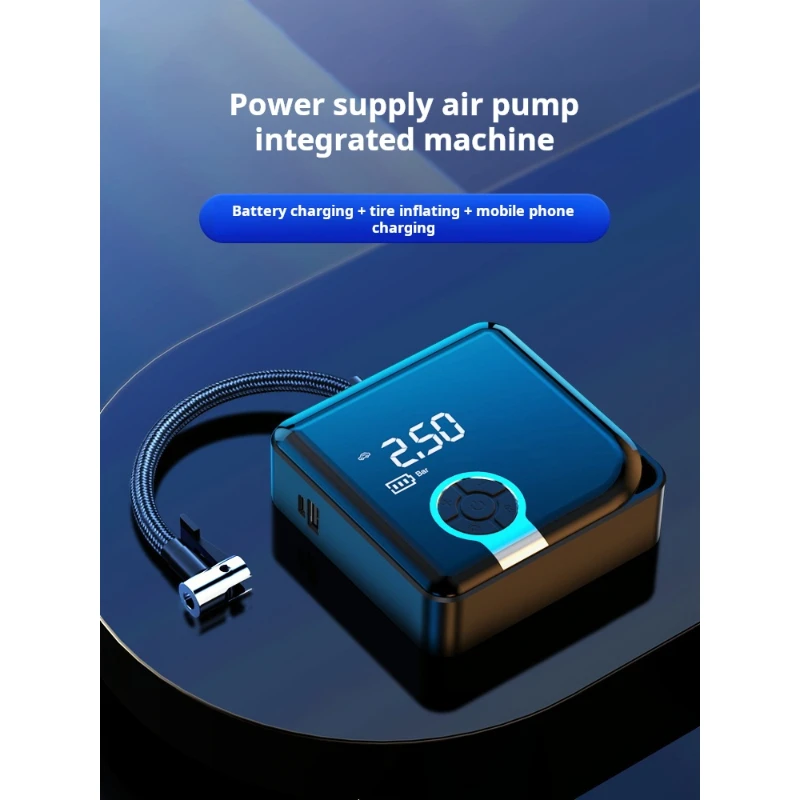 

Suitable For Car Mounted Electric Inflation Pump, Wireless Portable Car Tires, Electric Bicycles, Mountain Road Bikes, Inflation
