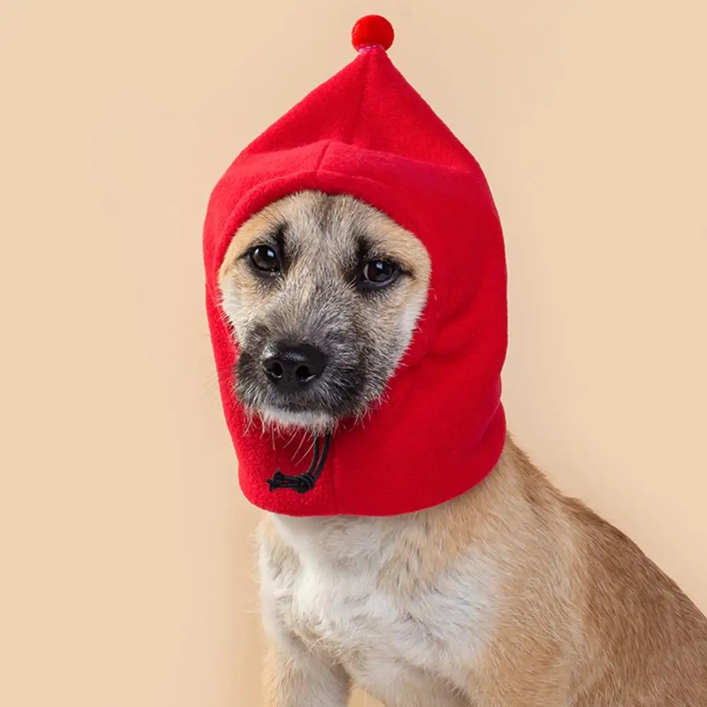 

Cozy Dog Hat Stylish Winter Pet Hat Adjustable Drawstring Design for Windproof Comfort Warmth for Dogs Pet Hat for Dogs
