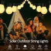 G50 Patio Solar String Lights Outdoor, Warm/ Colorful Globe Bulb LED Fairy Garland Lamp for Wedding, Christmas, Backyard, Party 3