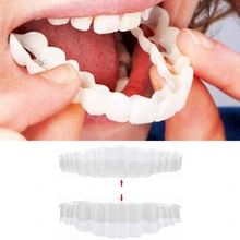  1 Pair Snap on Teeth Veneers for Men and Women Cover The  Teeth Fake Tooth Instant Confidence Smile 
