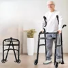Rehabilitation Arm Training Crutches Walker,Disabled Mobility Walking Stick Chair ,Four-Legged Armrest Frame,Walkers for Elderly 1