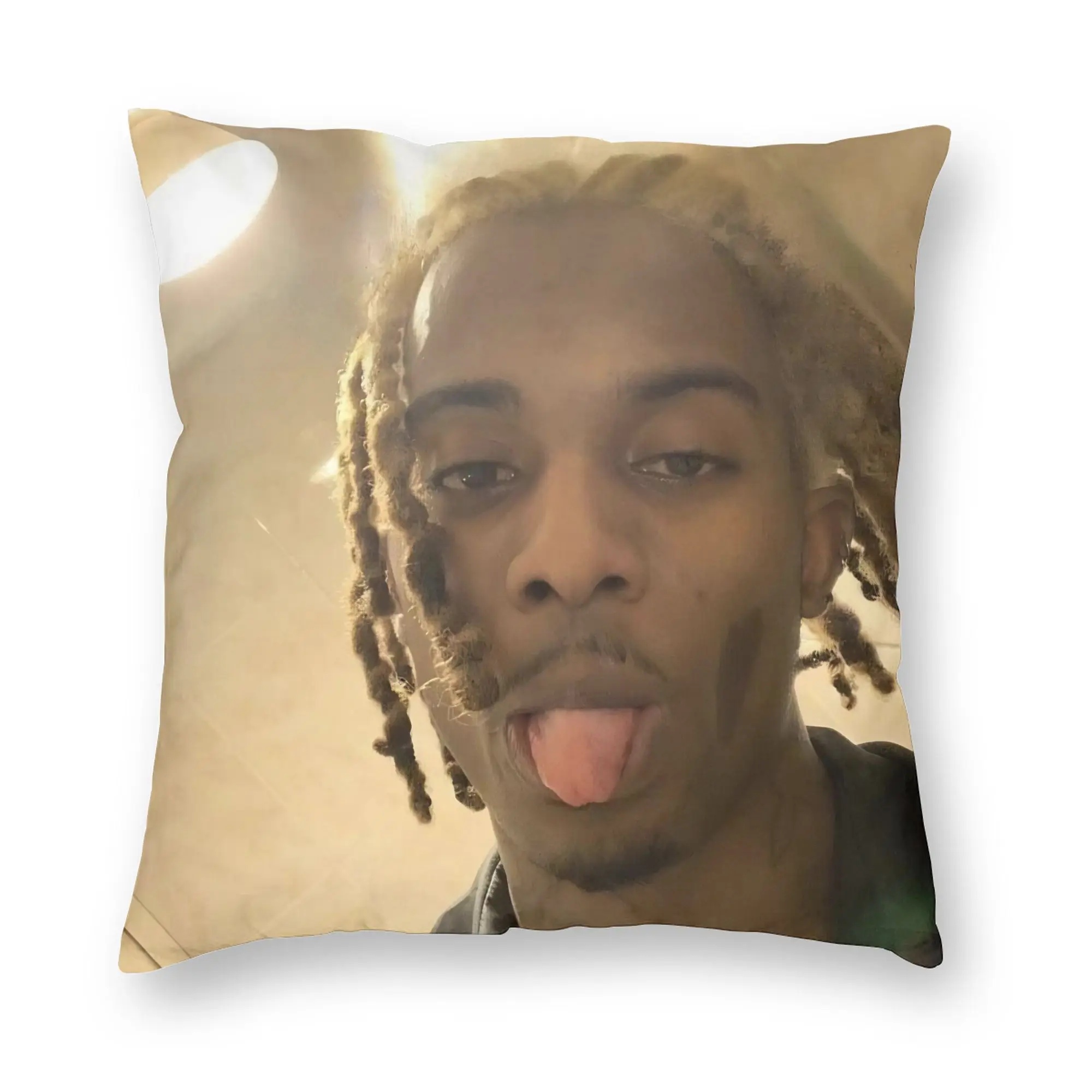 Pillow Case Rapper PIKPAKA P-Playboi CartiS Rapper Pillowcase Printing Polyester Cushion ...