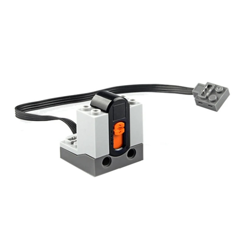 전원 기능 세트 L 모터 서보 모터 배터리 박스, IR 속도 리모컨 리시버 MOC 빌딩 블록