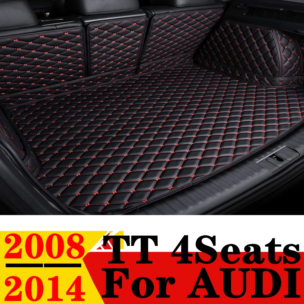 

Car Trunk Mat For AUDI TT 4Seats 2014 2013 2012 2011 2010 2009 2008 Rear Cargo Cover Carpet Liner Tail Parts Boot Luggage Pad