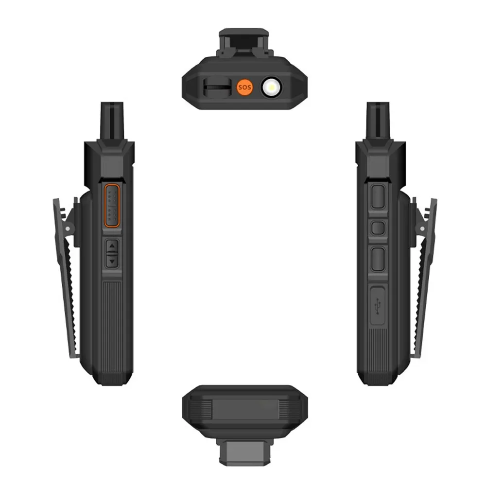 UNIWA F80S POC Walkie Talkie 4G Rugged Phone Spreadtrum Quad Core 1GB+8GB 5300mAh Battery 2.4Inch 1.4GHz Android 10 Mobile Phone 6