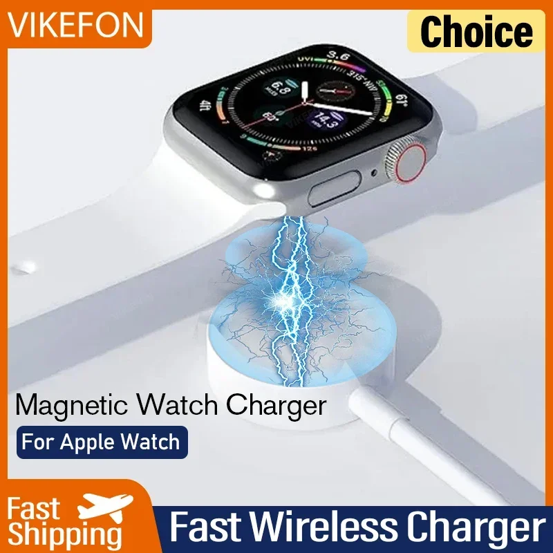 Watch Charger Magnetic Wireless Charger For Apple Watch Series 9 8 7 6 Ultra 2 SE fast Charging Cable Accessories For iWatch 8 7 6 5 4 watch charger