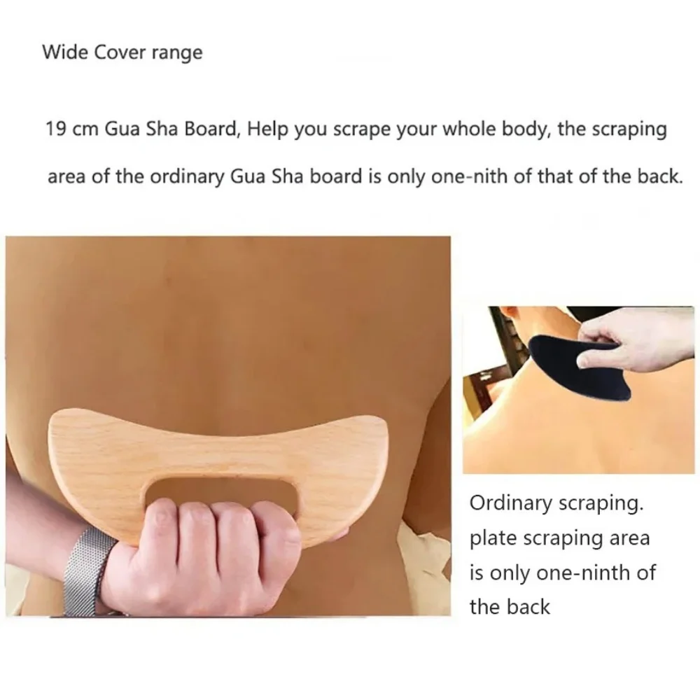 Wooden Gua Sha Tool Scraping Board Massage Tool Slimming Guasha Massage Board Gua Sha Scraper Body Massage Therapy Tool 6