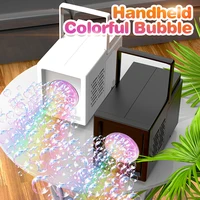 10 Hole Stage Outdoor Bubble Blowing Toy Kindergarten Handheld Small Double Hole Bubble Machine without Battery and Bubble Water 6