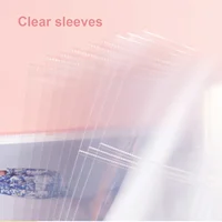 PLRBOK A4, прозрачный, 10 шт., сменные страницы для фотоальбома, защита для файлов, 4 отверстия, 6 × 4, 10 × 15, 4 кольца, папка для фотографий, открытка, открытка, блокнот — изображение 5