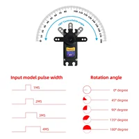 70kg Digital Servos Large Torque Magnetic Induct 8.4v Brushless Motor IP68 Steel Helical Gear For 1/8 1/10 Remote RC Car Robot - Image 6