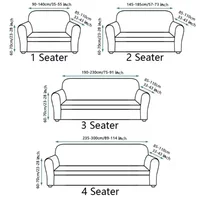 1/2/3/4 Seater Printed Sofa Cover Stretch Couch Cover Sofa Slipcovers  for Living Room Hotel Washable Furniture Protector, 1PC 2