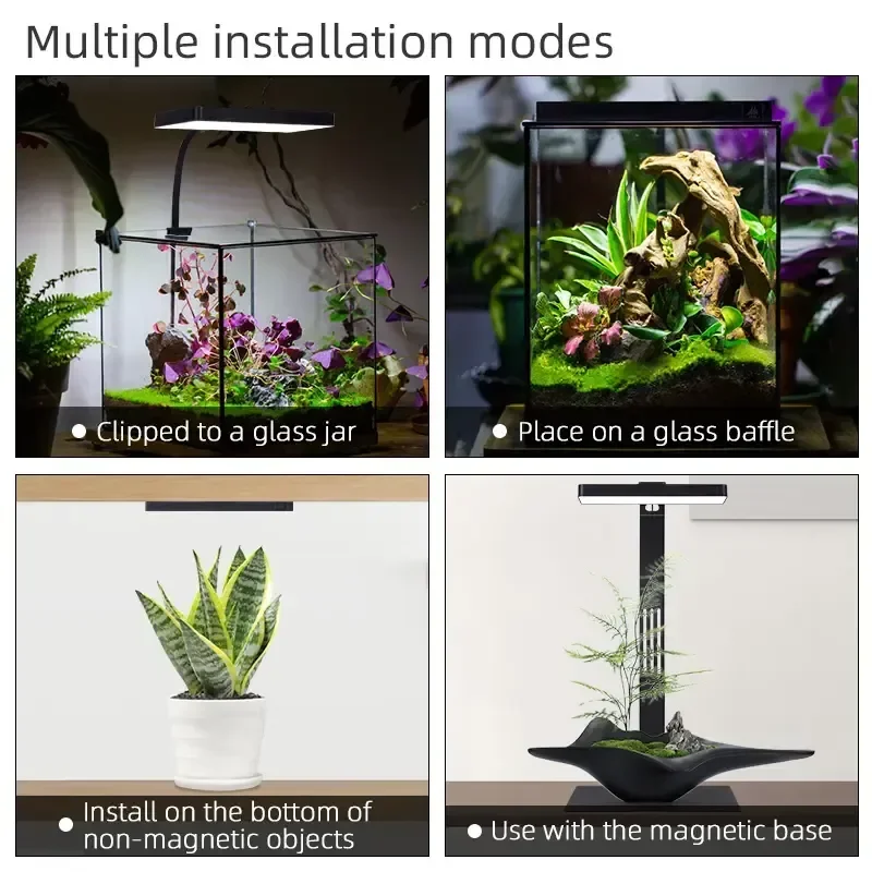 WEEK AQUA USB 水族館ライト 植物の成長 フルスペクトル LED