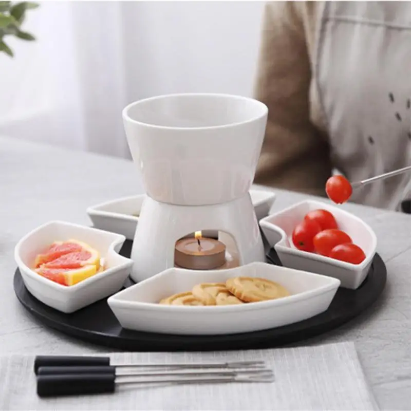 Ceramic heating cup, high temperature resistant hot pot pot, melting hot pot bowl set for home kitchen restaurant gadgets