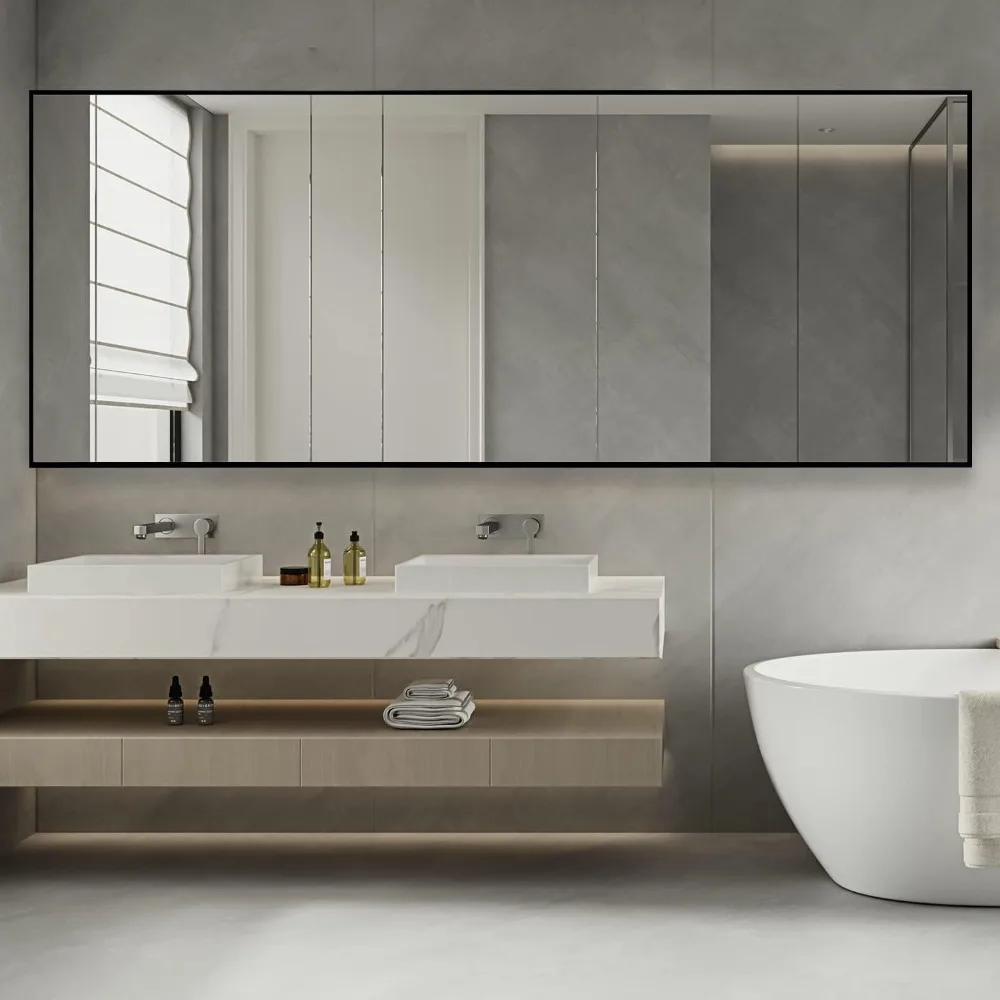 Full-length floor mirror with stand - interior setting
