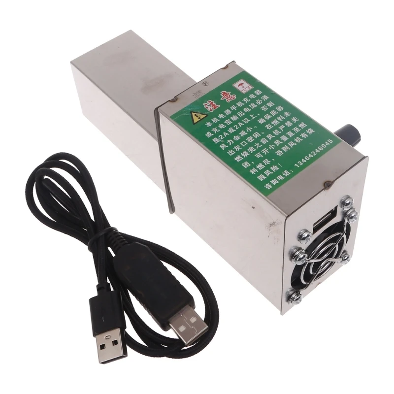 

Outdoor Barbecue Fan USB 5V Electric Air Blower for PICNIC Camping BBQ Grill Tool for W Air Collecting Tube Dropship