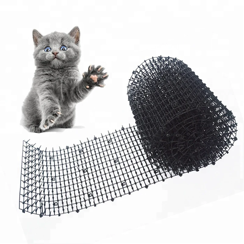 Garden Cat Scat Mats Anti Dogs Repellent Mat Prickle Strips Net Spike Keep Cat Dog Away Digging Climbing Fence Pets Supply
