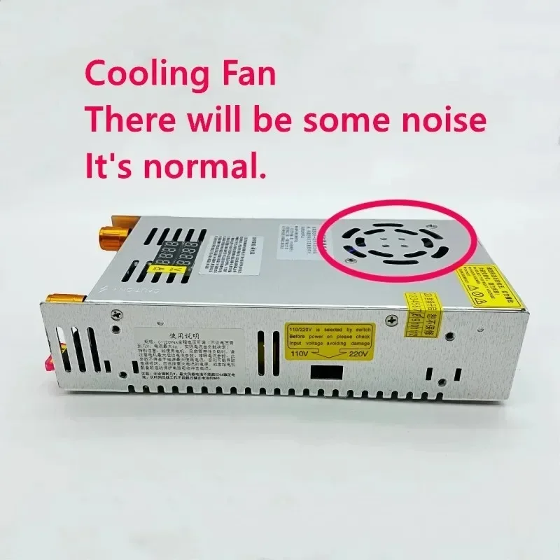 Description Picture 6 of itemAC DC Transformers 220V To 5V 12V 24V Switching Power Supply Adjustable 36V 48V 60V 80V 120V 160V 220V 480W Digital Display