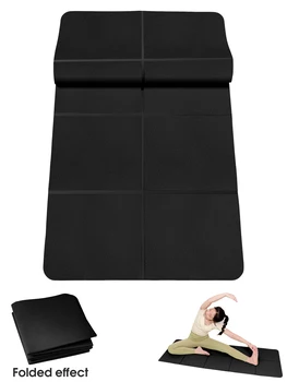 Professional Yoga Mat Portable Foldable Sports Mat TPE Material Safe Eco-Friendly Odor-Free Suitable for Home Travel