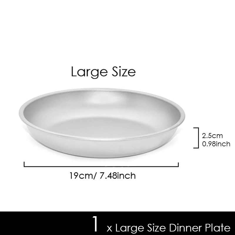 Titanium camping plate set Camping Equipment Cooking Camping Boutique