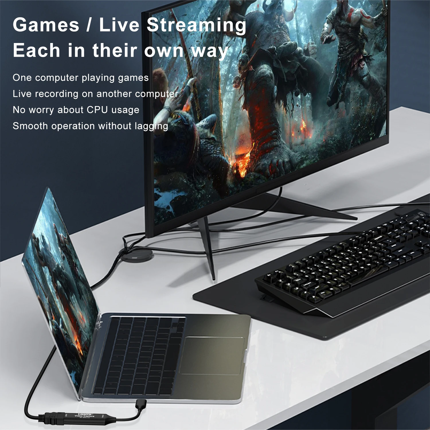 Video Capture Card MS2130 USB3.0 HDMI-compatible 1080/60Hz Game Grabber Record for Switch Xbox PS4/5 Live Streaming Broadcast video capture card