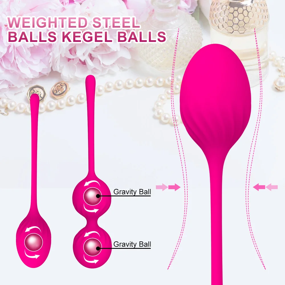 Tighten Ben Wa Vagina Muscle Trainer Kegel Ball Egg Intimate Sex Toys for Woman Chinese Vaginal Balls Products for Adults Women kegel balls