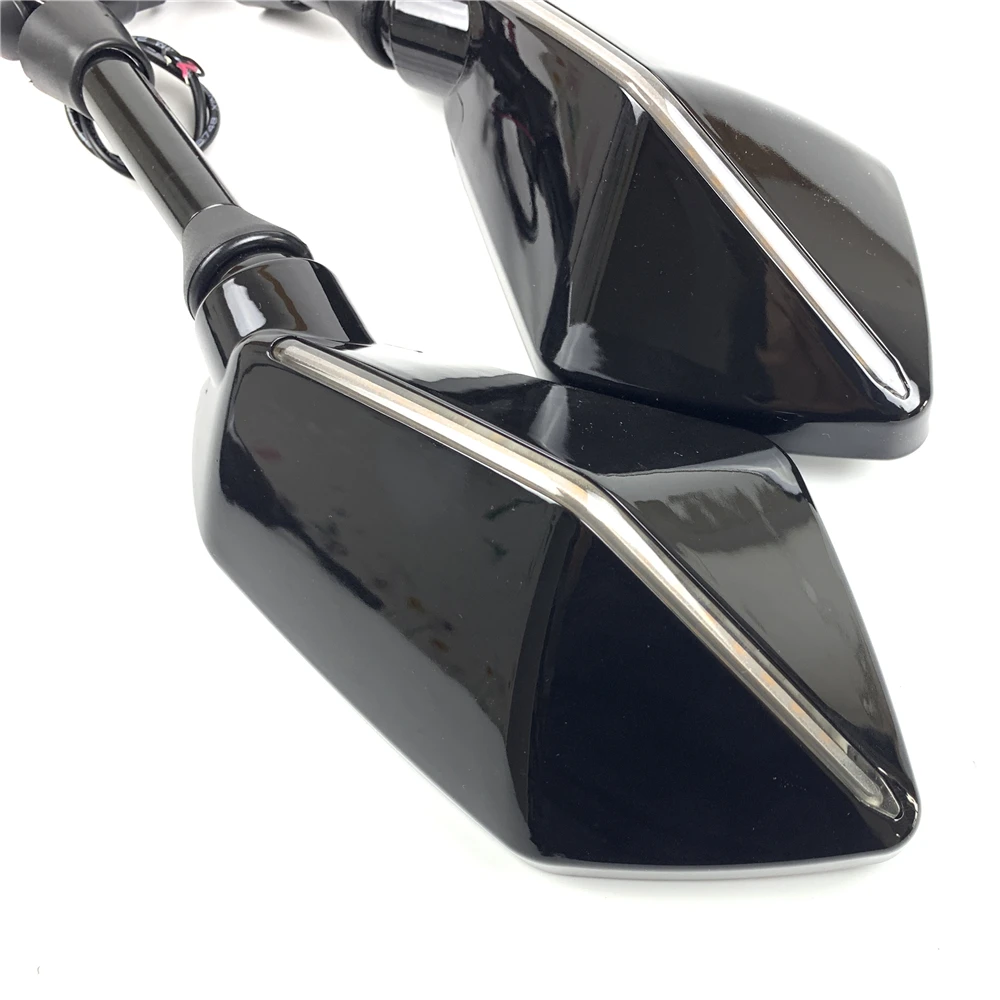 バックミラー 10 ミリメートルオートバイサイドミラーカワサキ