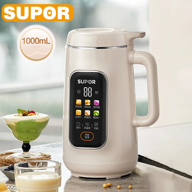 SUPOR – mélangeur alimentaire 220V, nettoyage automatique, multifonction, brise-mur, Machine à lait de soja, 1000ML, DJ10B-P28E 1