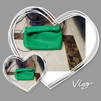 Genuine Leather Design Handbags New Clutch Bag Evening Phone Pocket Women's High Quality - Image 4