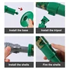 2024 New Simulation Mortar Small Children's Automatic Rocket Launcher Toy with 6 Luminous Shells Toy Gun Set Children's Gift 5
