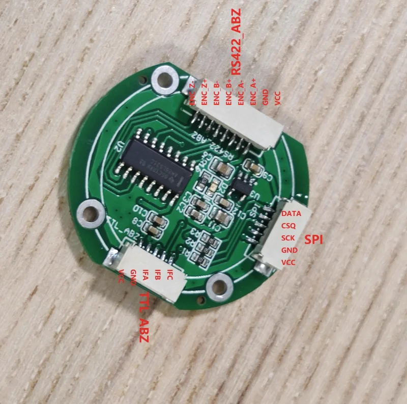 

Magnetic encoder TLE5012B1000 replaces AS5047 AMT102 for VESC ODrive