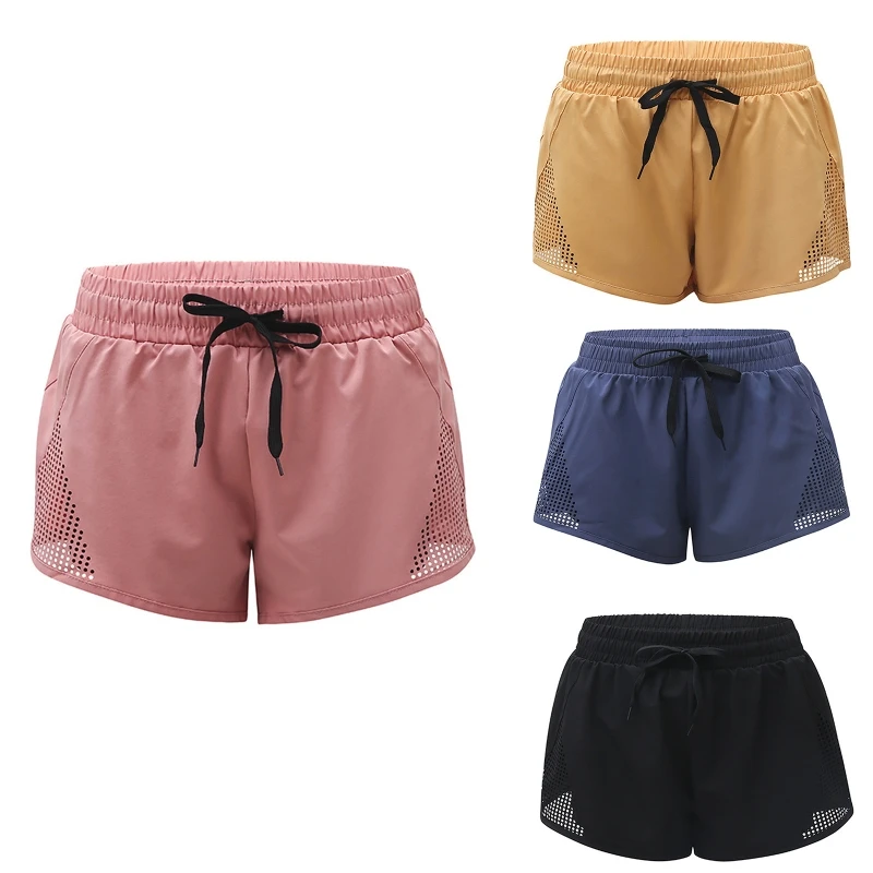 

Loose Sports Yoga Shorts Workout Fitness Double Layer Running Sport Shorts Gym Cycling Quick Dry Yoga Sporty Sweatpants