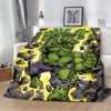 Marvel Angry Hulk Printed Blanket Picnic Blankets Warm Blanket Soft and Comfortable Blanket Home Travel Birthday Gift 2