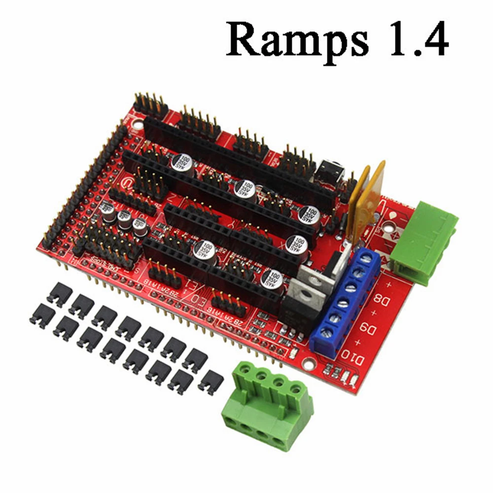 motor in printer 3D Printer Controller Kit for Arduino RepRap RAMPS 1.4 + 2560 Board + A4988 Stepper Motor Driver + LCD 2004 Graphic Display motor stepper printer 3D Printer Parts & Accessories