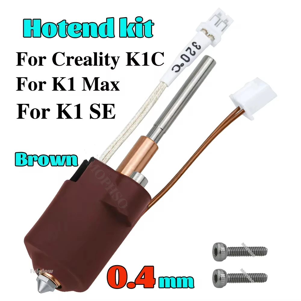Ceramic Hotend Kit with Quick Swap Nozzle - All-Metal Integrated Extruder Replacement