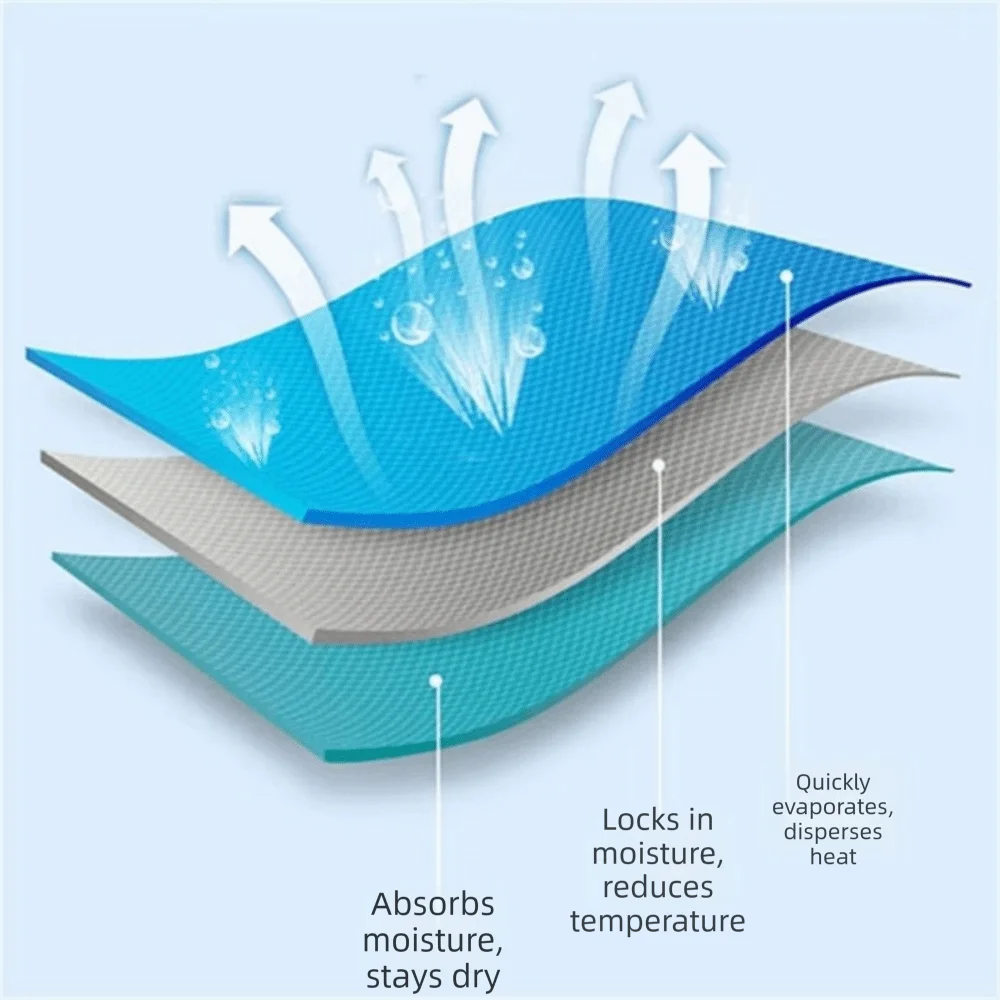 Ultra Soft Breathable Cooling Towel - Lightweight Microfiber for Quick Drying and Sunstroke Prevention in Outdoor Sports