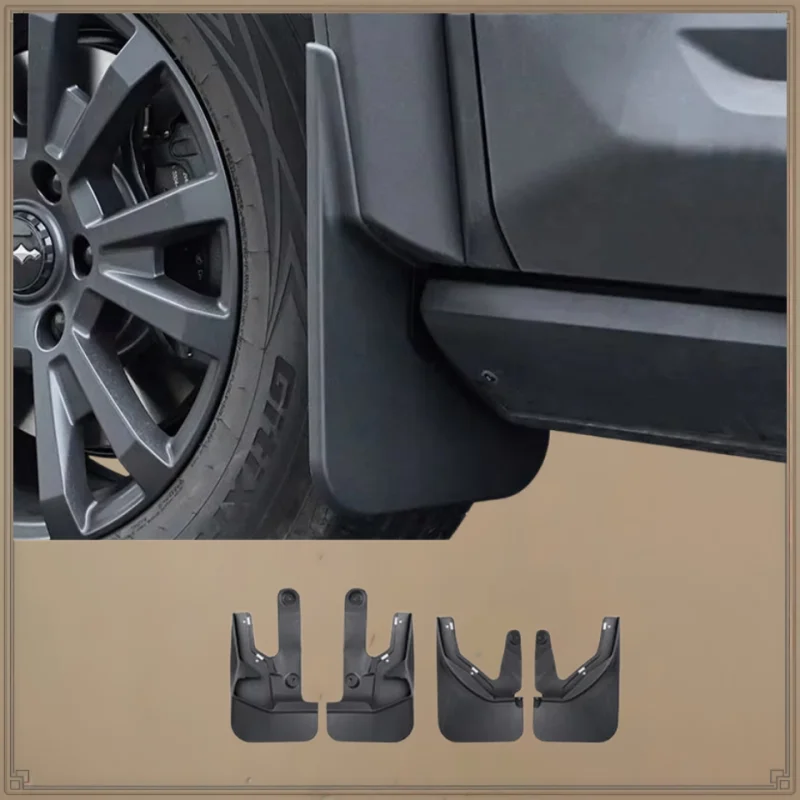 BYD 팡청바오 레오파드 5 덴자 B5 머드가드 자동차 액세서리 머드 플랩 플랩 펜더 방진 가드 앞뒤 바퀴용