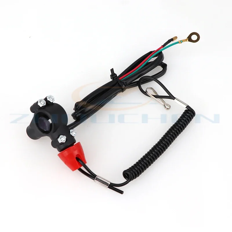 Safety Stop Kill Switch Push Button for 2-Stroke Mini Moto and ATV Accessories