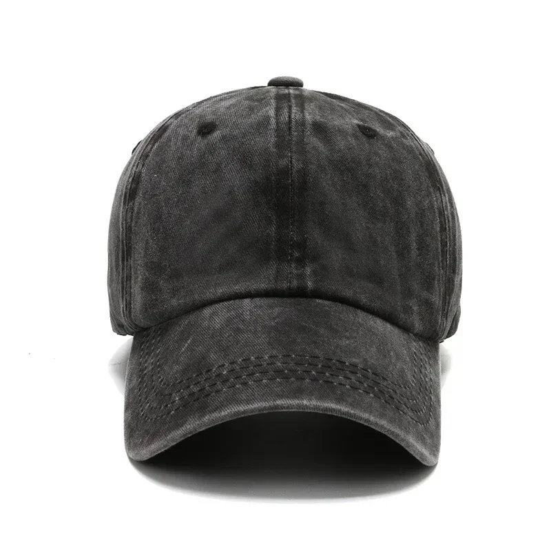 Women Men Cotton  Fashion Snapback Solid Baseball Cap Autum Winter Hat Outdoor Simple Vintag Visor Casual Cap Hat For Women Men 4