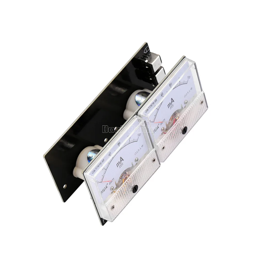 Douk Audio HiFi Dual Bias Current Probes Tester Meter for EL34 KT88 6L6 6V6 6550 Vacuum Valve Tube Amplifier 3