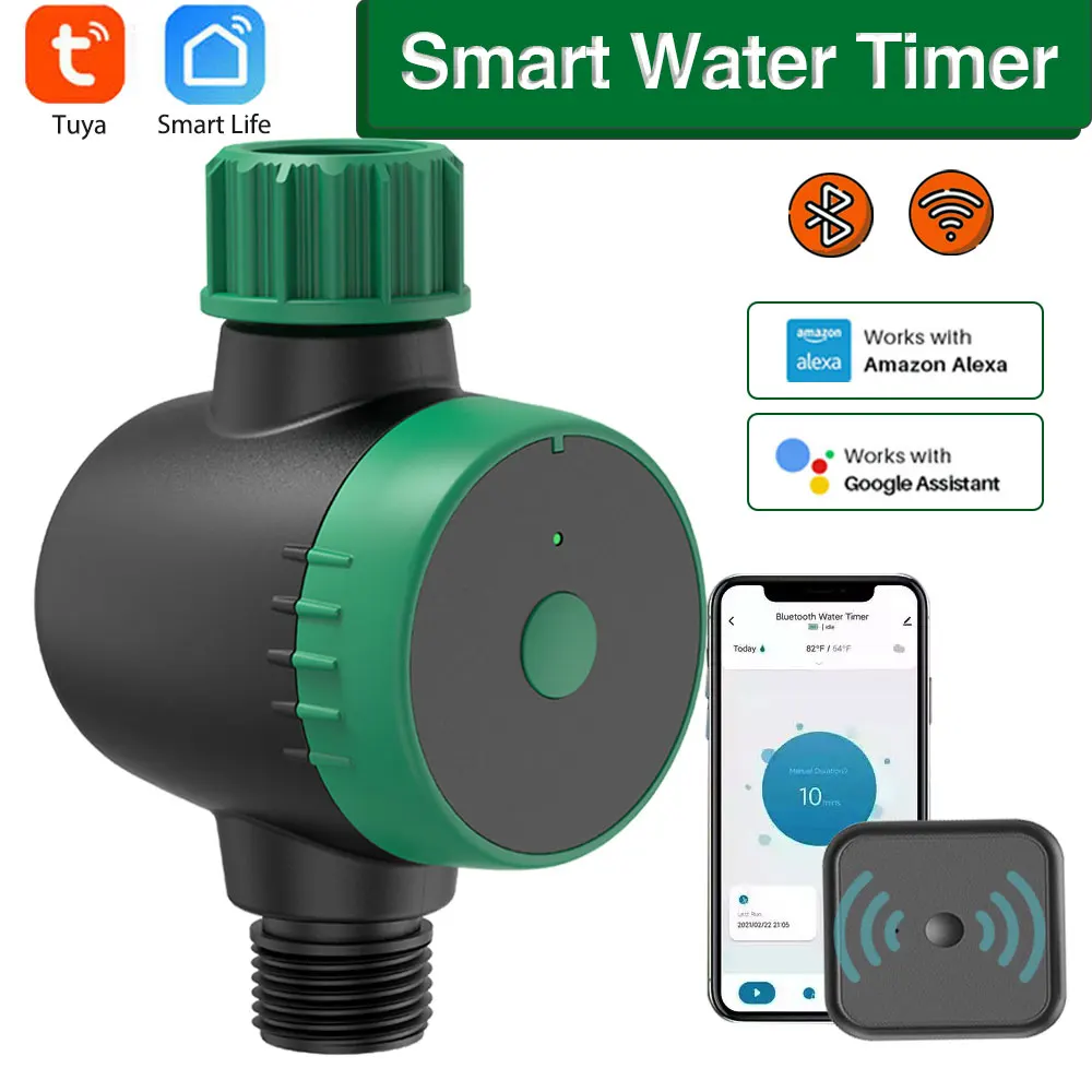 New Garden Smart Water Timer Ip55 Bluetooth/wifi Sprinkler Timing