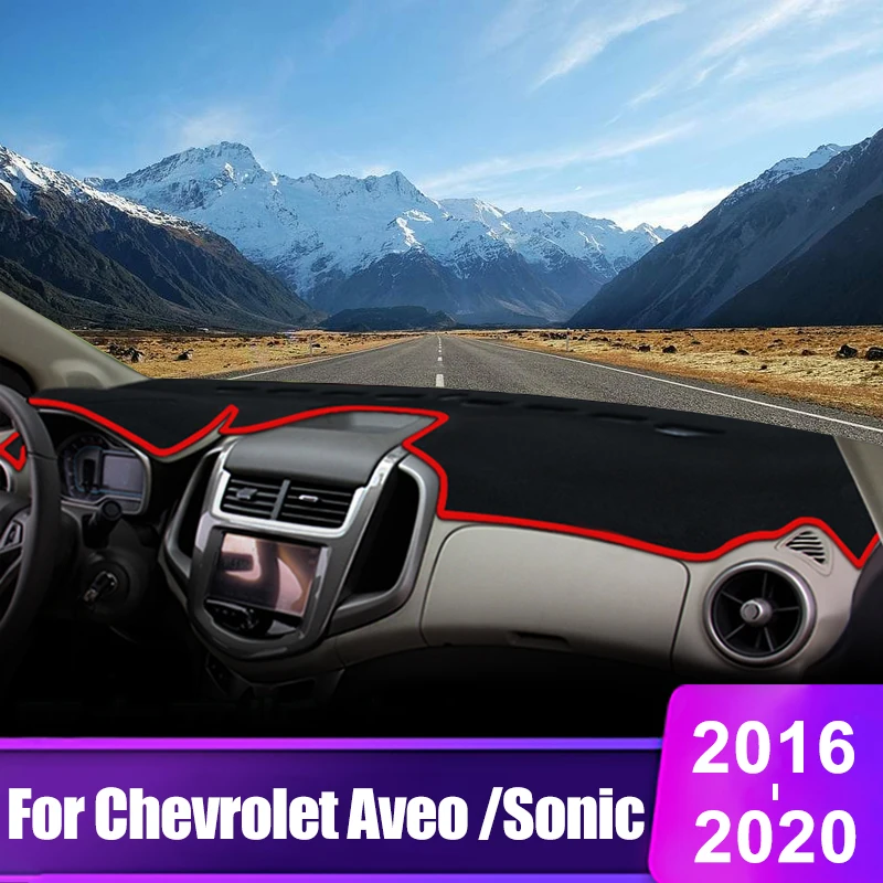 

Противоскользящая накладка на приборную панель автомобиля для Chevrolet Sonic / Aveo 2016 2017 2018 2019 2020