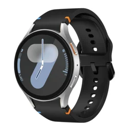 Premium Silicone Sports Band for Smartwatch - Durable, Comfortable, and Stylish Strap (Black)