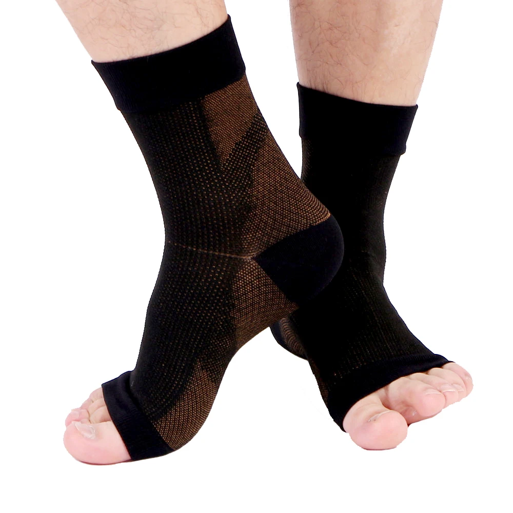 1Pair Copper Compression Recovery Foot Sleeves Men Women Plantar Fasciitis  Socks - Arch Pain,Swelling & Heel Spurs Ankle Sleeve - AliExpress