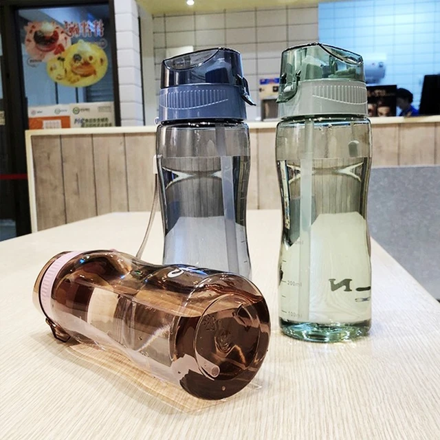 Leak-proof Sports Water Bottle With Straw - Portable And Durable