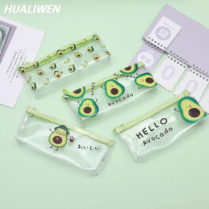 

Pencil Case Avocado School Pencil Box Pencilcase Pencil Bag School Supplies Stationery