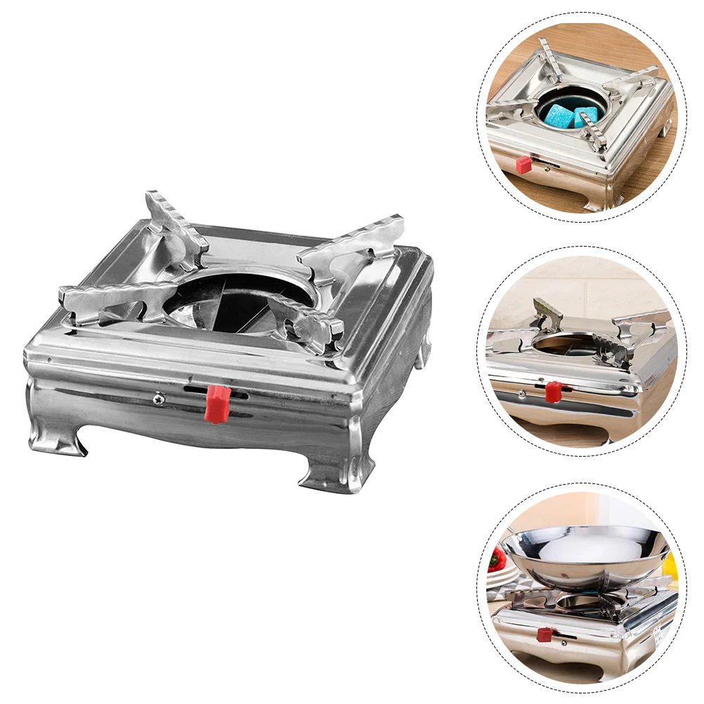 

Indoor Stove Base Travel Portable Liquid Fuel Stainless Steel Outdoor Alcohol Burner