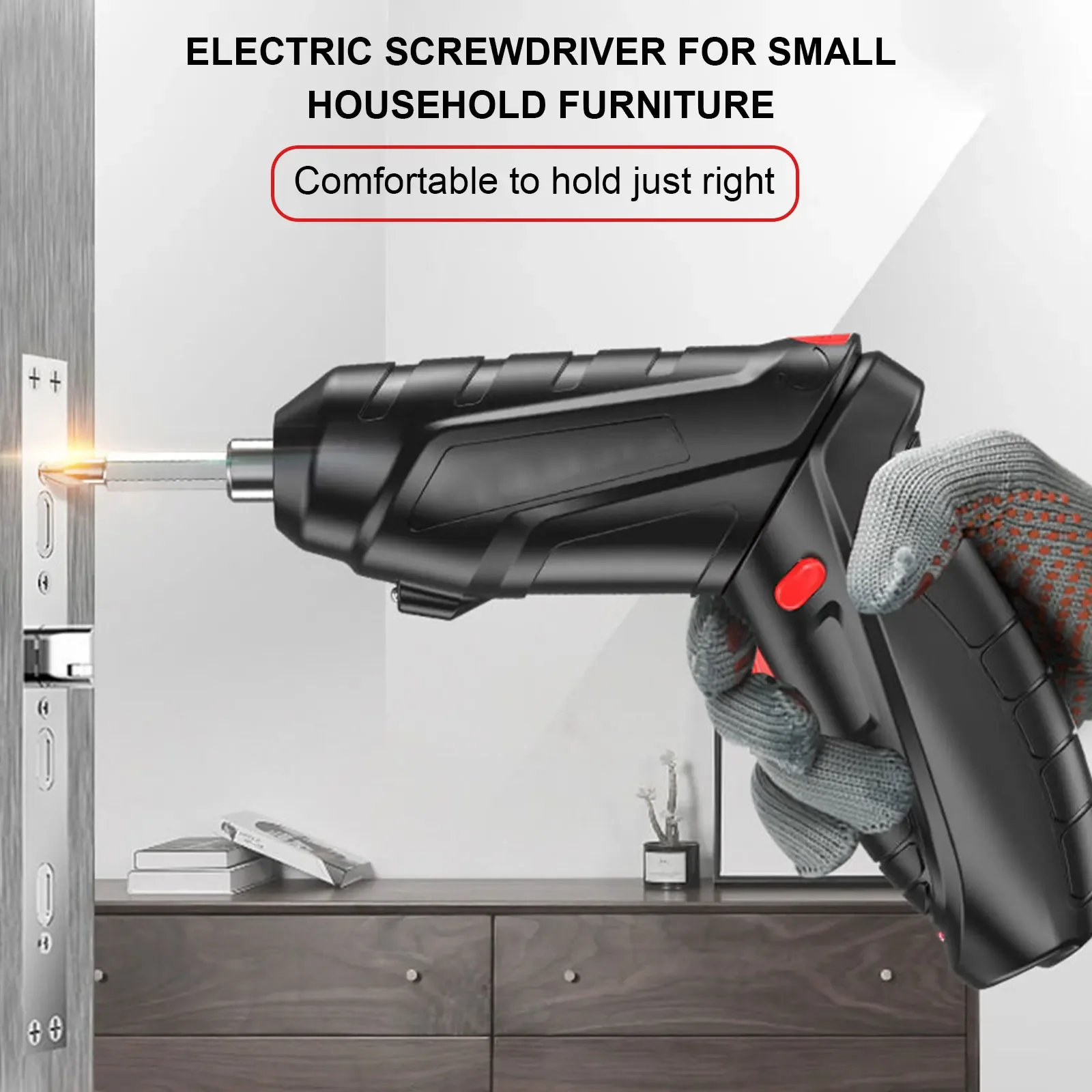 Rechargeable Electric Screwdriver Set Mini Electric Drill Household Lithium Battery Tool Multifunctional Electric Screwdriver