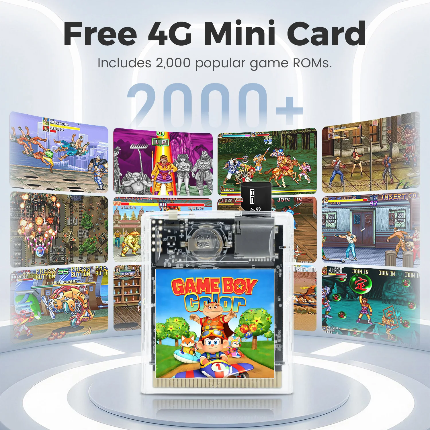 Ultimate Retro Gaming Collection: 2000 Classic Games with One-Key Return & 4GB Storage