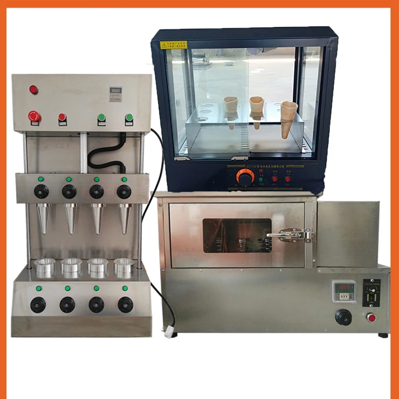 Description Picture 3 of itemThe Most Popular High Quality Fully Automatic Egg Barrel Cone Machine Stainless Steel Pizza Baking Machine