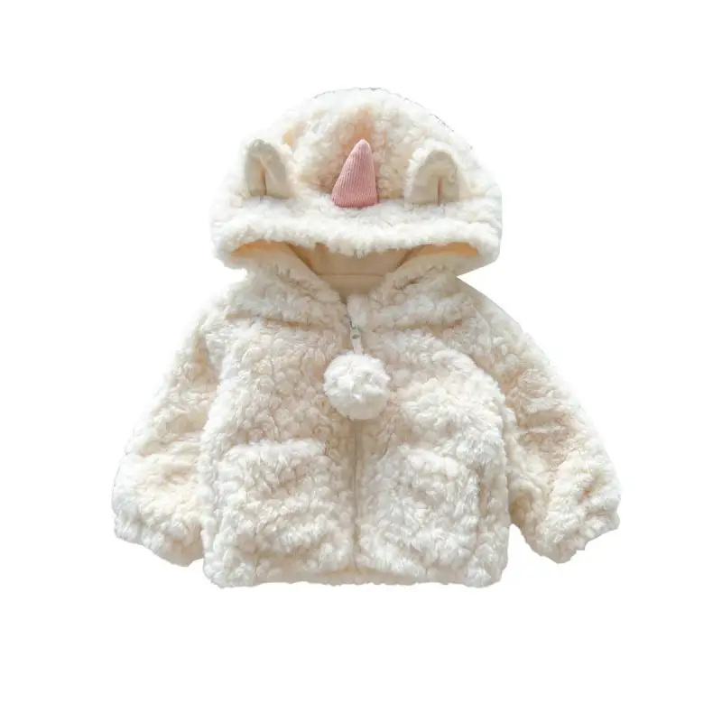 Baby Girl Winter Clothes Kids Girls Hooded Zip Coat Cute Solid Color Top Children Casual Pants Sisters Matching Clothing